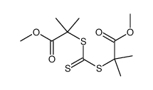 bis(2-methoxycarbonyl-2-propyl) trithiocarbonate Structure