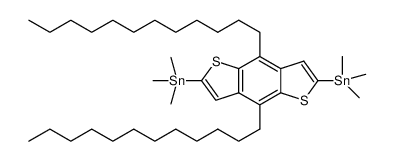 2,6-双(三甲基锡)-4,8-​​二十二烷基苯并[1,2-b; 4,5-b']二噻吩结构式