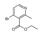 4-bromo-2-Methylnicotinic acid ethyl ester structure
