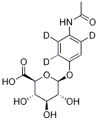 4-ACETAMIDOPHENYL-D3 B-D-GLUCURONIDE Structure