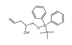 (R)-1-O-(tert-butyldiphenylsilyl)-4-penten-1,2-diol结构式