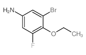 3-溴-4-乙氧基-5-氟苯胺结构式