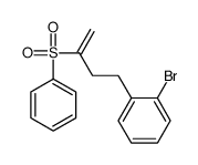 1-[3-(benzenesulfonyl)but-3-enyl]-2-bromobenzene结构式