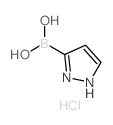 (1H-PYRAZOL-3-YL)BORONIC ACID HYDROCHLORIDE Structure