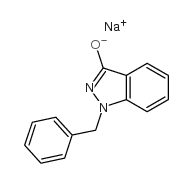 Sodium 1-benzyl-1H-indazol-3-olate Structure