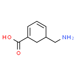 1,3-Cyclohexadiene-1-carboxylicacid,5-(aminomethyl)-(9CI) Structure