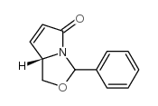 [S]-3-Phenyl-1,7a-dihydro-pyrrolo[1,2-c]oxazol-5-one结构式
