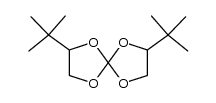 2,7-Di-tert-butyl-1,4,6,9-tetraoxaspiro[4.4]nonane Structure