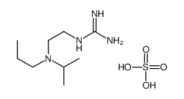 (C-azaniumylcarbonimidoyl)-[2-[propan-2-yl(propyl)amino]ethyl]azanium,sulfate Structure