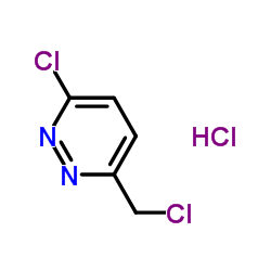 3-氯-6-(氯甲基)哒嗪盐酸盐结构式