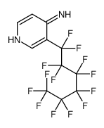 3-(1,1,2,2,3,3,4,4,5,5,6,6,6-tridecafluorohexyl)pyridin-4-amine结构式