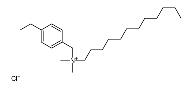 dodecyl-[(4-ethylphenyl)methyl]-dimethylazanium,chloride Structure