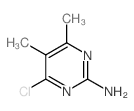2-氨基-4-氯-5,6-二甲基嘧啶结构式