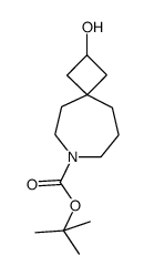叔-丁基 2-羟基-7-氮杂螺[3.6]癸烷-7-甲酸基酯结构式