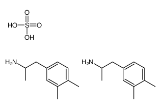 bis[alpha,3,4-trimethylphenethylammonium] sulphate Structure