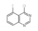4-chloro-5-fluoroquinazoline structure