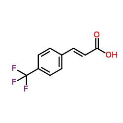 trans-4-(Trifluoromethyl)cinnamic acid Structure