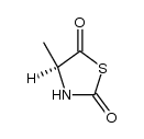 (S)-4-methyl-thiazolidine-2,5-dione Structure