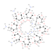 八(6-氨基-6-去氧)伽马环糊精结构式