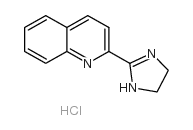 2-(4,5-二氢咪唑-2-基)喹啉盐酸盐结构式