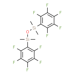 1,1,3,3-Tetramethyl-1,3-bis(pentafluorophenyl)propanedisiloxane Structure
