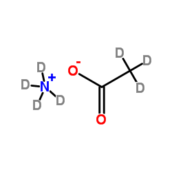 乙酸铵-d7结构式