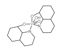 Vanadium, oxohydroxybis(8-quinolinolato)-结构式
