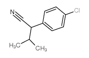 2-(4-chlorophenyl)-3-methylbutyronitrile Structure
