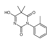 5,5-dimethyl-1-(2-methylphenyl)-1,3-diazinane-2,4,6-trione结构式