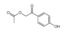 α,α-dimethyl-p-hydroxyphenacyl acetate结构式