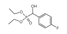 diethyl 1-hydroxy-1-(4-fluorophenyl)methylphosphonate结构式