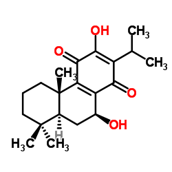 (7β)-7,12-Dihydroxyabieta-8,12-diene-11,14-dione Structure