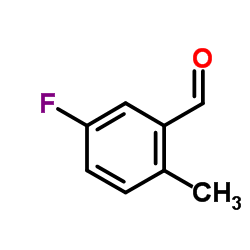 5-氟-2-甲基苯甲醛结构式