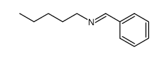 N-Pentylbenzenemethanimine结构式