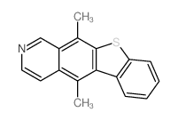 [1]Benzothieno[3,2-g]isoquinoline,5,11-dimethyl- Structure