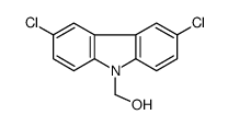 (3,6-dichlorocarbazol-9-yl)methanol Structure