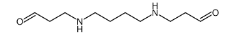 N,N'-bis(3-propionaldehyde)-1,4-diaminobutane结构式