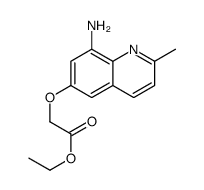 Ethyl (2-methyl-8-aminoquinolin-6-yloxy)acetate结构式