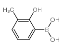 (2-羟基-3-甲基苯基)硼酸结构式