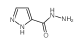 1H-吡唑-5-碳酰肼结构式
