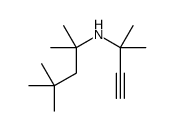 1,1-二甲基-N-叔-辛基炔丙基胺结构式