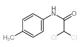 Acetamide,2,2-dichloro-N-(4-methylphenyl)- Structure