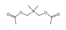 (Dimethylsilylene)bismethanol diacetate结构式