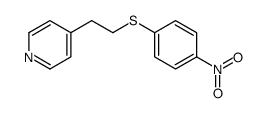 4-[2-(4-nitrophenyl)sulfanylethyl]pyridine结构式