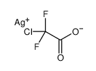 silver(1+) chlorodifluoroacetate结构式