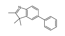 2,3,3-Trimethyl-5-phenyl-3H-indole Structure