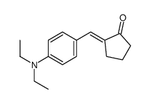 2-[[4-(diethylamino)phenyl]methylidene]cyclopentan-1-one结构式