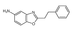 2-(2-Phenylethyl)-1,3-benzoxazol-5-amine结构式