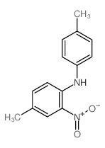 Benzenamine,4-methyl-N-(4-methylphenyl)-2-nitro-结构式