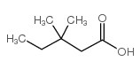 3,3-dimethylpentanoic acid结构式